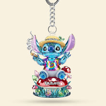 Load image into Gallery viewer, “Embrace your inner movie monster!” - Smoking Monster Keychain - Personalized Gift for Movie Lovers Keychains PopCulturePrints
