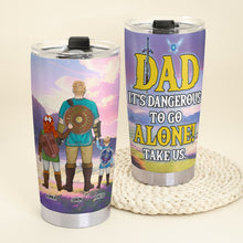 Load image into Gallery viewer, Personalized Dad Tumbler - Father&#39;s Day Gamer Gift Tumbler Cup PopCulturePrints
