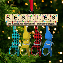 Load image into Gallery viewer, Personalized Best Friends Christmas Ornament - Fun &amp; Unique Gift Ornament PopCulturePrints
