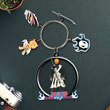 Load image into Gallery viewer, Custom Anime Character Keychain with Charms Keychains PopCulturePrints
