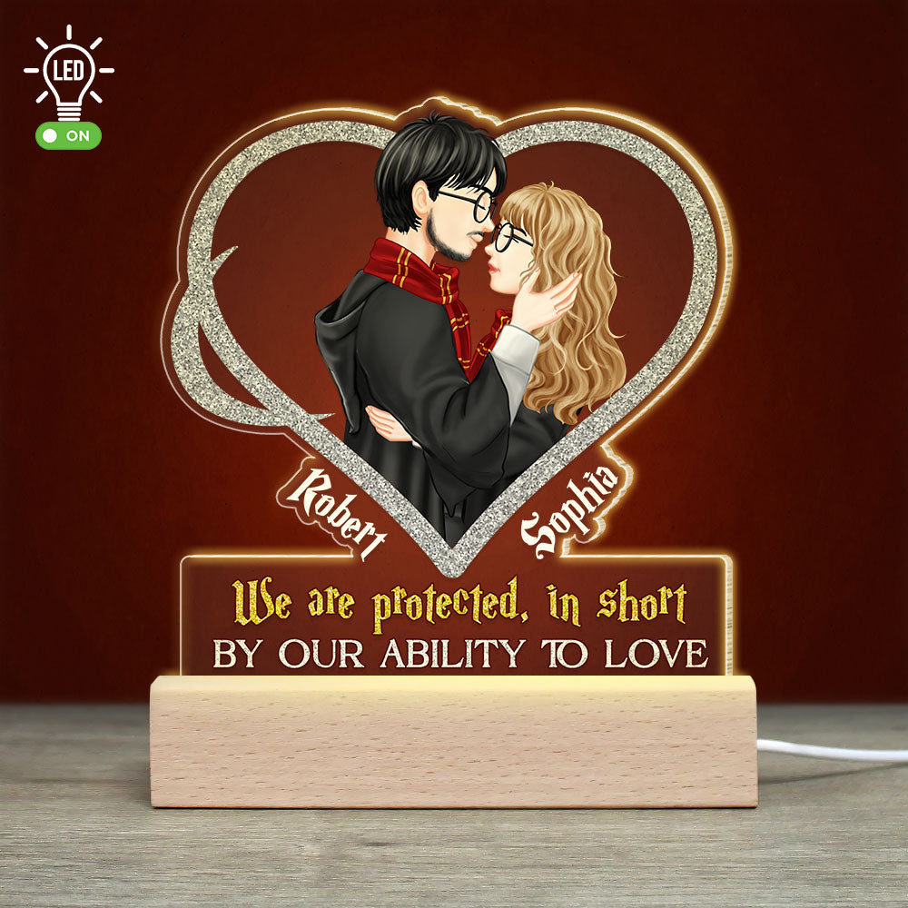 Personalized LED Light for Couples - Our Ability to Love Led Night Light PopCulturePrints