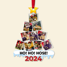 Load image into Gallery viewer, Personalized Firefighter Christmas Photo Ornament 2024 Ornament PopCulturePrints
