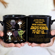 Load image into Gallery viewer, Galaxy Mom Personalized Coffee Mug - Star-Themed Mother&#39;s Day Gift Coffee Mug PopCulturePrints
