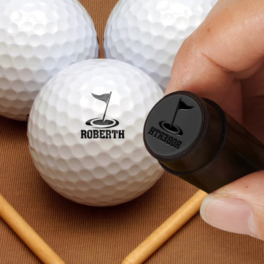 Life Is Full Of Choices - Personalized Golf Ball Stamp with Metal Storage Box Golf Ball Stamp PopCulturePrints