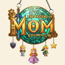 Load image into Gallery viewer, Embrace the Epic Mom Journey – Suncatcher, Personalized Gift for Moms Ornament PopCulturePrints
