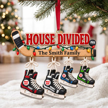 Load image into Gallery viewer, “Celebrate Family Unity this Holiday Season” - Custom House United Christmas Ornament - Personalized Gifts for Skating Lovers Ornament PopCulturePrints
