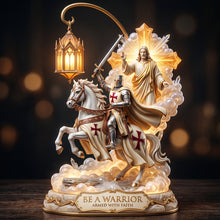 Load image into Gallery viewer, Knight Templar Be A Warrior Acrylic Light Box - Personalized Gifts For Christian 02patn140726 Light Box PopCulturePrints
