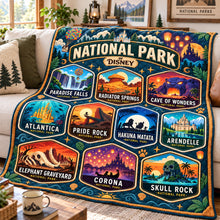 Load image into Gallery viewer, Explore the Magic of Disney: National Park Blanket - Personalized Gifts for Every Occasion
