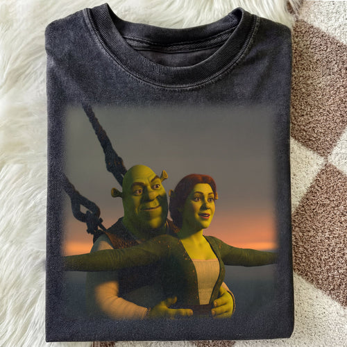 Love in the Air - Green Couple Shirt - Personalized Gift for Couples Shirts PopCulturePrints