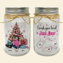 Load image into Gallery viewer, Personalized Christmas Friend Jar Light Gift Drink Jar PopCulturePrints
