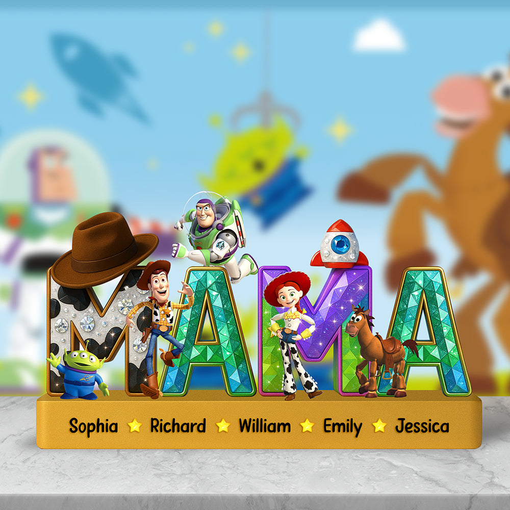 "Celebrate the Journey of Motherhood" - Custom Personalized Mom Of Journey Joy Acrylic Plaque - Gift for Moms and Grandmas Shaped Plaques PopCulturePrints