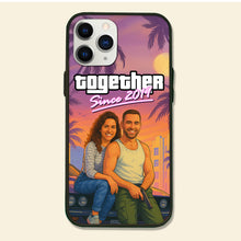 Load image into Gallery viewer, Together Since 2019 - Personalized Couple Phone Case Phone Case PopCulturePrints
