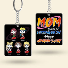 Load image into Gallery viewer, Custom Anime-Inspired Mother&#39;s Day Keychain Keychains PopCulturePrints
