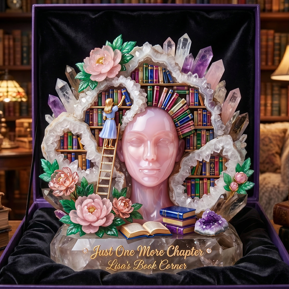 Just One More Chapter - Personalized Acrylic Plaque for Book Lovers