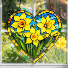 Load image into Gallery viewer, “Bring Light to Your Space” - Flower Garden Suncatcher Ornament - Personalized Gift for Flower Lovers Ornament PopCulturePrints
