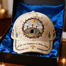 Load image into Gallery viewer, A Lot Can Happen In Three Days - Personalized Easter Gifts for Christians Caps PopCulturePrints
