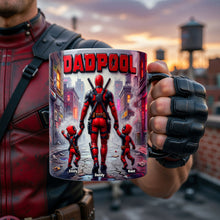 Load image into Gallery viewer, "Super Dads Deserve Super Gifts" - Masked Hero Dad Personalized Coffee Mug - Gift for Dads, Grandpas, and Fathers Coffee Mug PopCulturePrints
