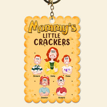 Load image into Gallery viewer, &quot;Mommy&#39;s Little Crackers&quot; - Personalized Keychain - Unique Gift for Mom, Grandma, and Loved Ones Keychains PopCulturePrints
