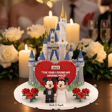 Load image into Gallery viewer, &quot;The Year I Found My Missing Piece&quot; - Personalized Missing Piece Acrylic Plaque Gifts for Couples Shaped Plaques PopCulturePrints
