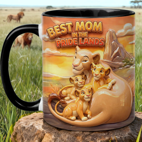 Best Mom In The Pride Lands - Personalized Coffee Mug for Mother’s Day Coffee Mug PopCulturePrints