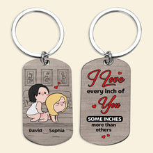Load image into Gallery viewer, Personalized Naughty Couple Keychain - Custom Couple Gift Keychains PopCulturePrints
