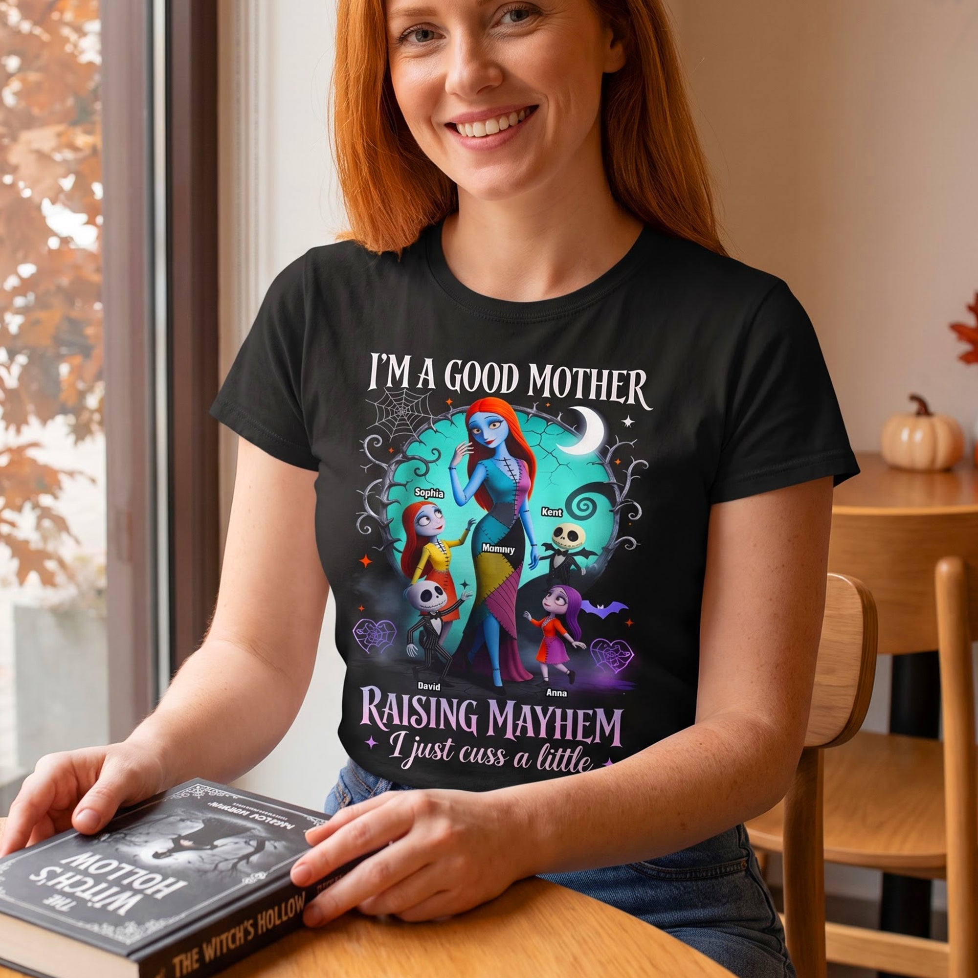 I'm a Good Mother, Raising Mayhem - Personalized 2D Shirt for Moms, Unique Halloween Gifts