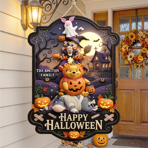 Celebrate Halloween with Joy - Happy Halloween Acrylic Sign, Customizable Family Gifts Acrylic Sign PopCulturePrints
