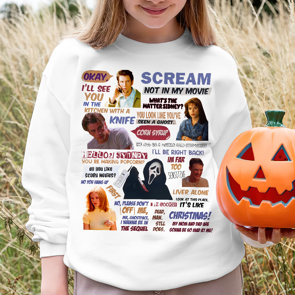 Scream Movie Quotes Halloween Funny Shirt