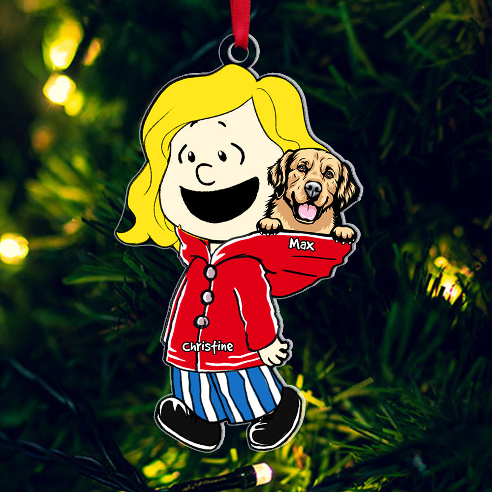 Custom Christmas Ornament for Pet Lovers - Personalized with Your Dog's Name