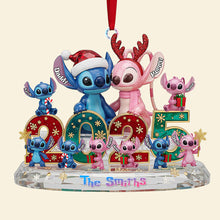 Load image into Gallery viewer, &quot;Celebrate Family Togetherness!&quot; - Family Crystal Custom Shape Acrylic Ornament - Personalized Gift for Family, Friends, Parents, and Loved Ones Ornament PopCulturePrints
