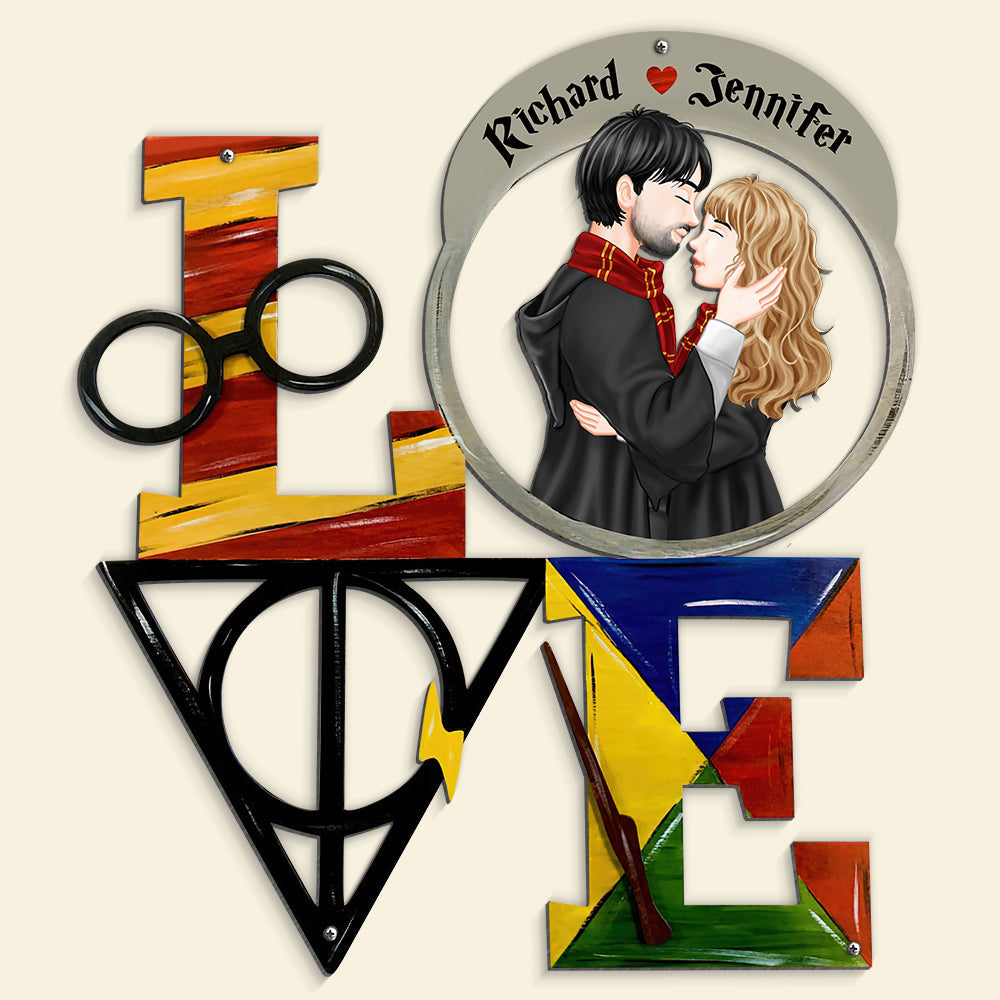 Harry Potter Themed Customized Love Wall Art