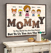 Load image into Gallery viewer, Personalized Mommy Canvas - Heartfelt Family Gift Poster &amp; Canvas PopCulturePrints
