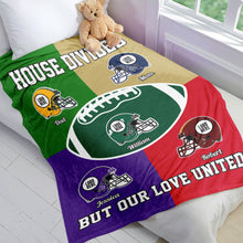 Load image into Gallery viewer, Custom Family Blanket for American Football Lovers Blanket PopCulturePrints
