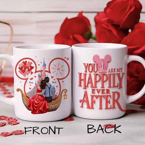 You Are My Happily Ever After Coffee Mug - Personalized Gift for Couples Coffee Mug PopCulturePrints
