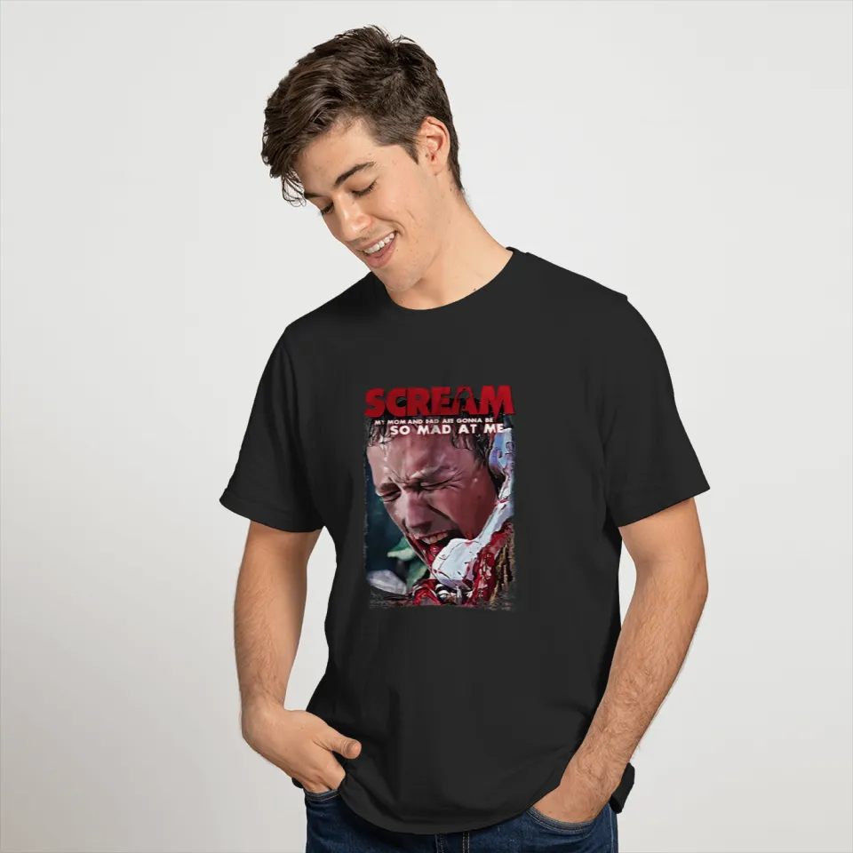 Scream Horror Movie Fan Shirt - So Mad At Me Graphic Tee