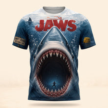 Load image into Gallery viewer, Scary Blue Ocean Shirt - Personalized Gifts 01nati140726 AOP Products PopCulturePrints
