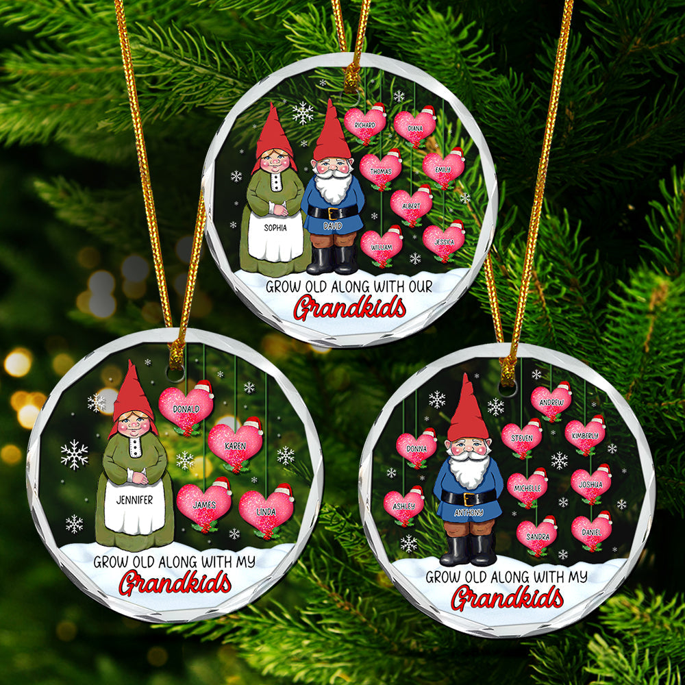 Customizable Gnome Grandparents Christmas Ornament Ornament PopCulturePrints