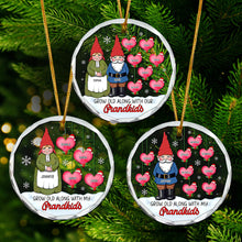 Load image into Gallery viewer, Customizable Gnome Grandparents Christmas Ornament Ornament PopCulturePrints
