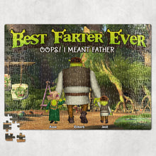 Load image into Gallery viewer, Personalized &#39;Best Father Ever&#39; Jigsaw Puzzle Jigsaw Puzzles PopCulturePrints
