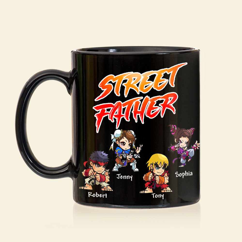 Street Fighter Tribute Personalized Coffee Mug Coffee Mug PopCulturePrints