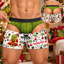 Load image into Gallery viewer, “I F*cking Love You” - Funny Men's Boxers - Personalized Gifts for Him
