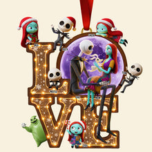 Load image into Gallery viewer, “Celebrate Love &amp; Family” - Personalized Christmas Ornament for Family Ornament PopCulturePrints
