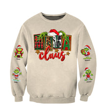 Load image into Gallery viewer, Mama Claus Personalized Christmas Sweatshirt for Mom
