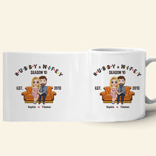 Load image into Gallery viewer, Custom Hubby &amp; Wifey Mug - Perfect Couple Gift for Valentine&#39;s Day Gifts Coffee Mug PopCulturePrints
