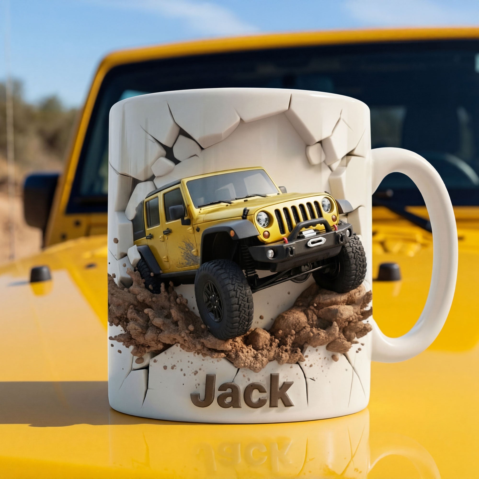 Off Road Car Lover Coffee Mug - Personalized Gifts For Off Road Fans Coffee Mug 05HYTI181225 Coffee Mug PopCulturePrints