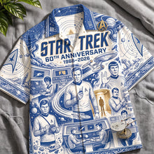 Load image into Gallery viewer, “Set Sail on a Legendary Adventure” - Customized Hawaiian Shirt - Perfect Gift for Fans of Pop Culture and Star Trek Enthusiasts
