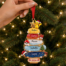 Load image into Gallery viewer, Celebrate Joy with Our Customizable Christmas Acrylic Ornament - Perfect Personalized Gift for Family and Friends Ornament PopCulturePrints

