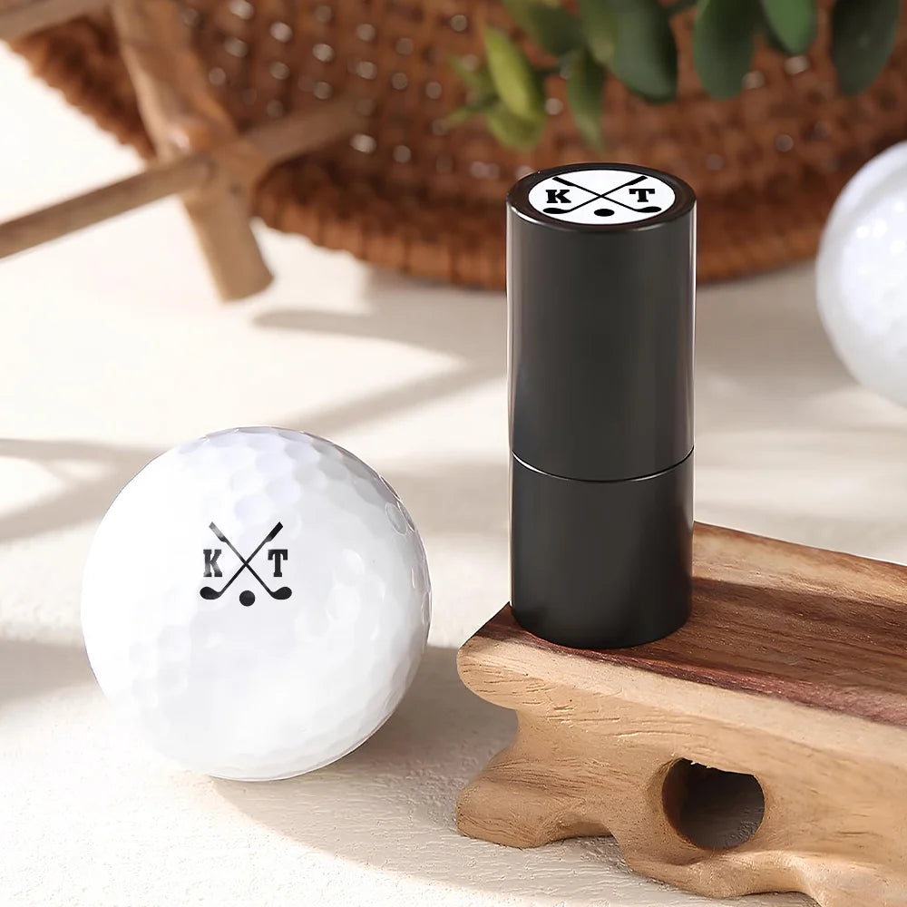 Life Is Full Of Choices - Personalized Golf Ball Stamp with Metal Storage Box Golf Ball Stamp PopCulturePrints