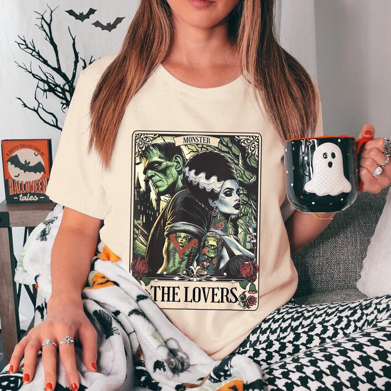 "When Monsters Meet Love" - Monsters In Love Shirt, Personalize Your Gift for Movie Fans Shirts PopCulturePrints