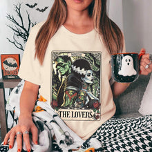 Load image into Gallery viewer, &quot;When Monsters Meet Love&quot; - Monsters In Love Shirt, Personalize Your Gift for Movie Fans Shirts PopCulturePrints
